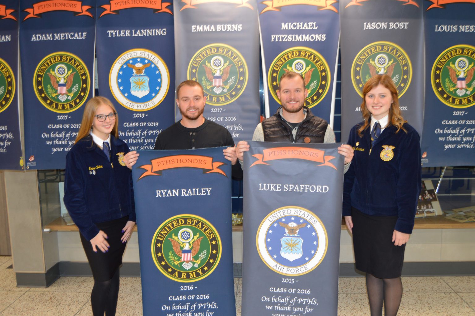 Pontiac FFA service member recognition
